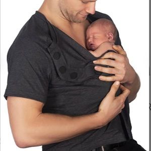 DadWear Tee Bonding Baby Skin to Skin